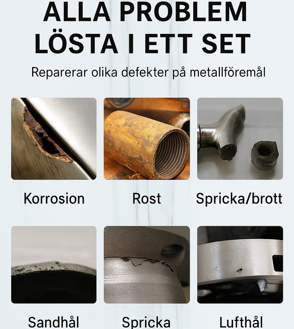 Universellt Reparationslim för Metall, Trä, Glas & Plast