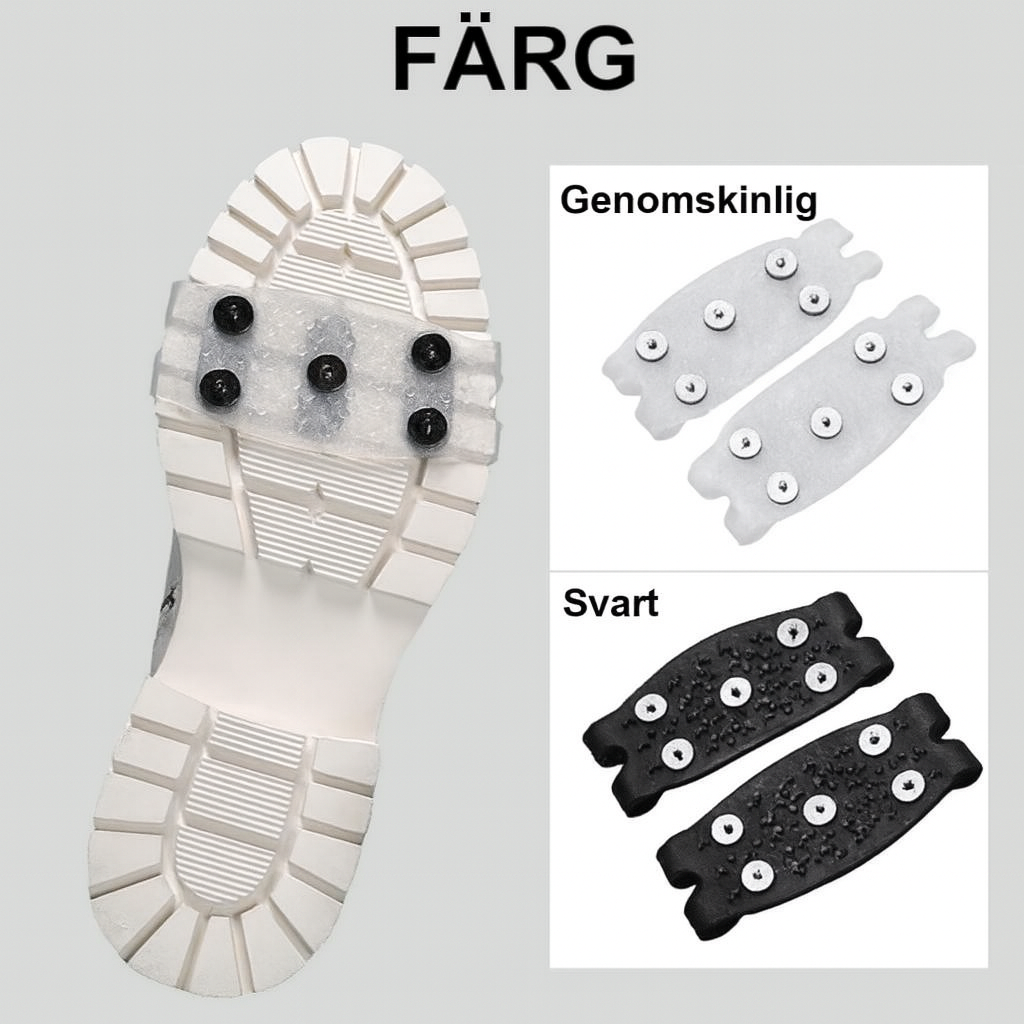 5-Klo Halkskyddade Skoöverdrag – Säkert Grepp på Is och Snö