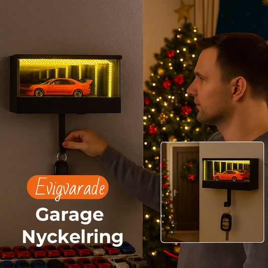 LED Nyckelring med Oändlighetseffekt – Perfekt Gåva för Bilentusiaster