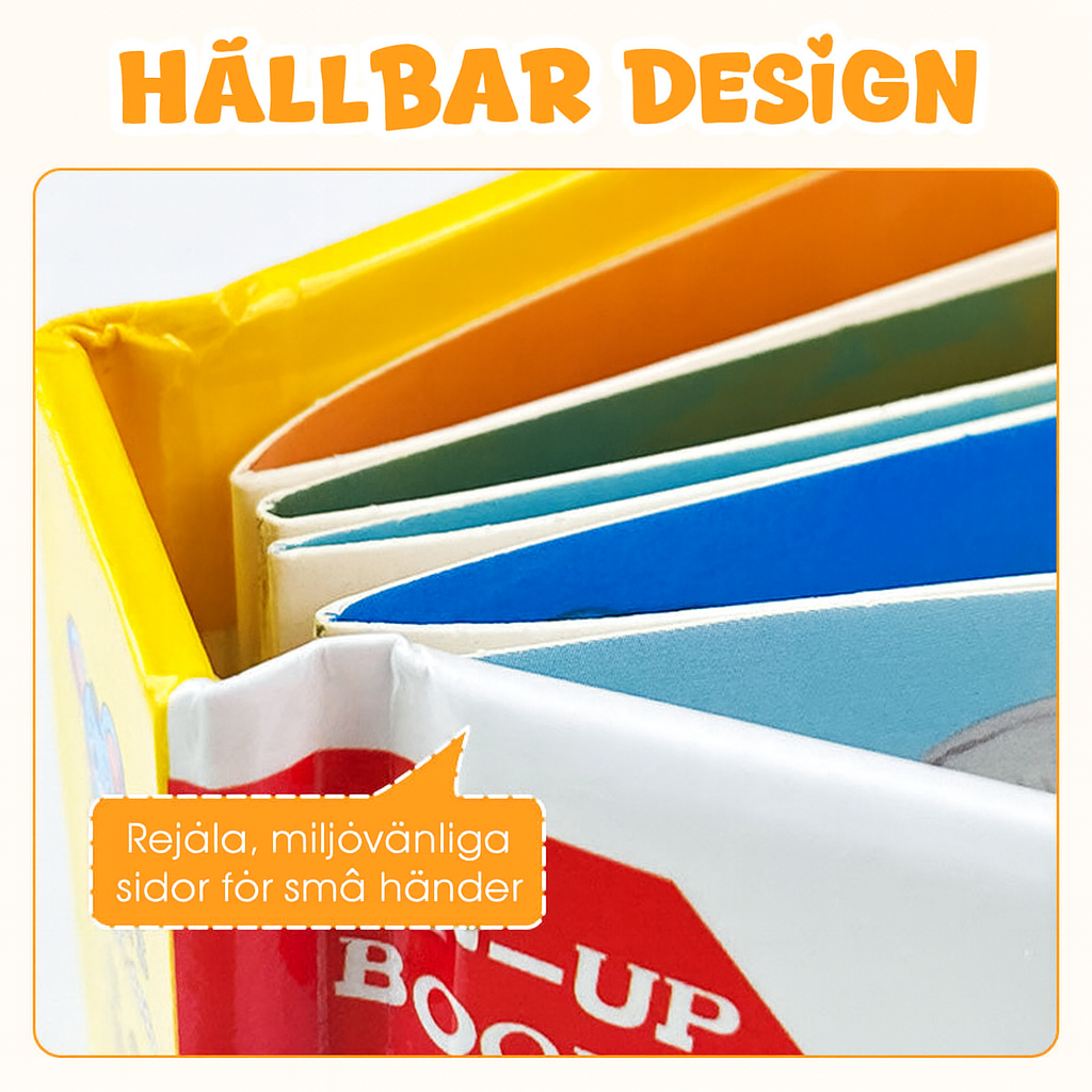 3D Pop-up Djurens Bok för barn – lärande genom lek och fantasi