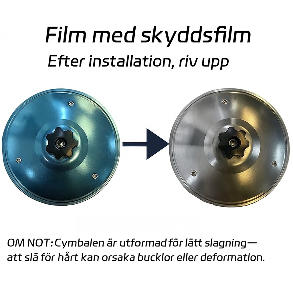 Kraschcymbal bilinteriörsmycken