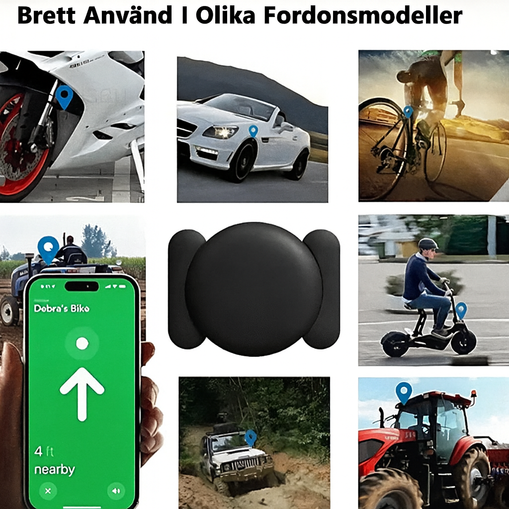 GPS-Tracker med Realtidsspårning & Magnetfäste