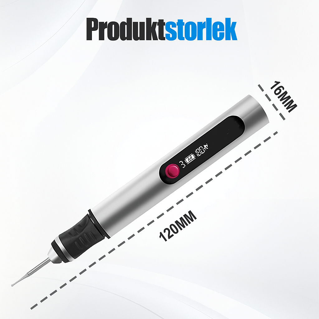 Elektrisk graveringspenna med justerbar hastighet – precision och kraft i fickformat