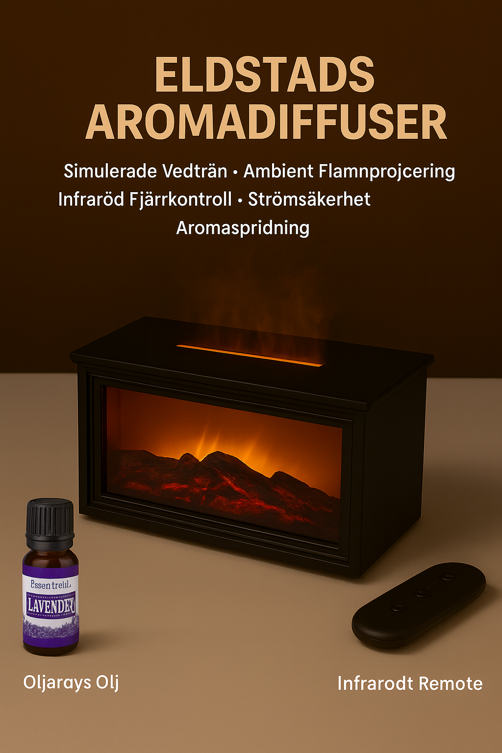 Eldsimulerande Luftfuktare