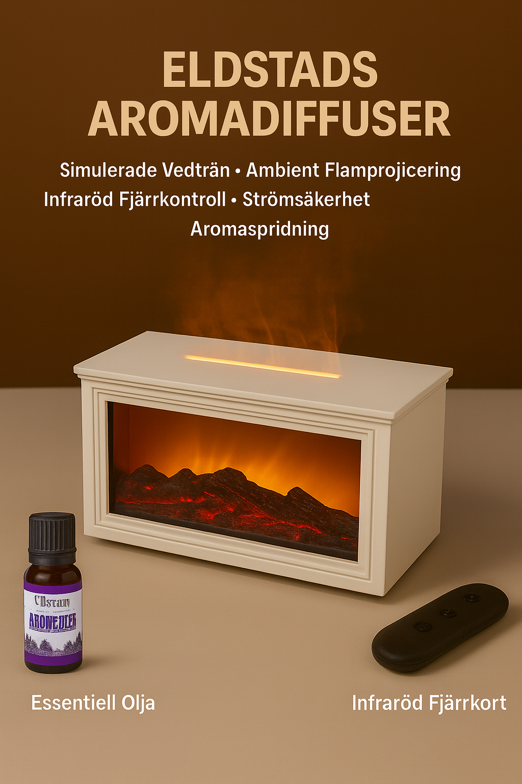 Eldsimulerande Luftfuktare