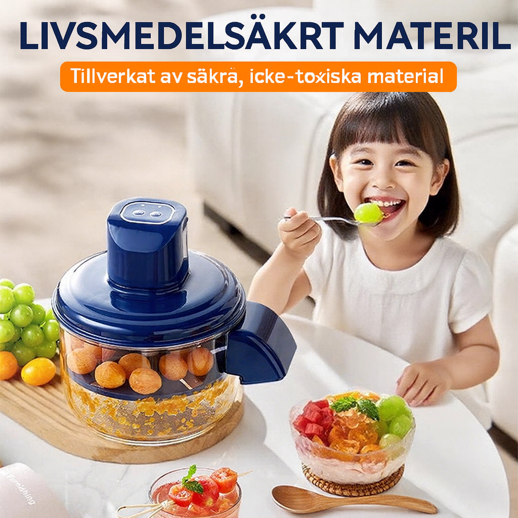 Elektrisk Frukt- och Grönsaksskalare med Rostfria Blad