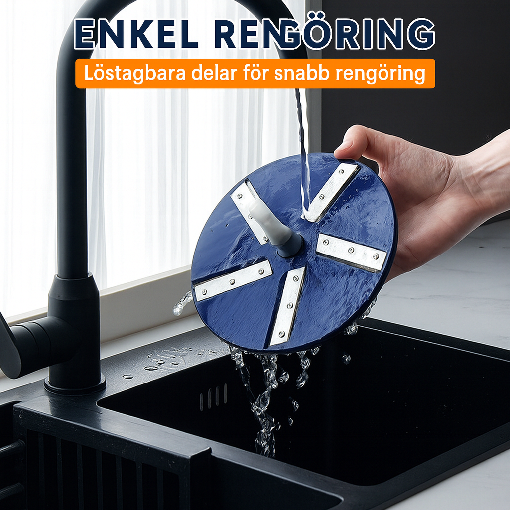 Elektrisk Frukt- och Grönsaksskalare med Rostfria Blad