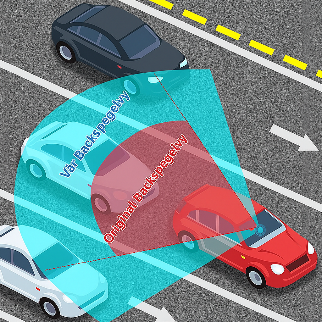 Clip-on Panorama-Backspegel