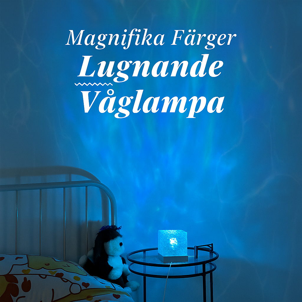 Roterande Vattenvågs-Lampa