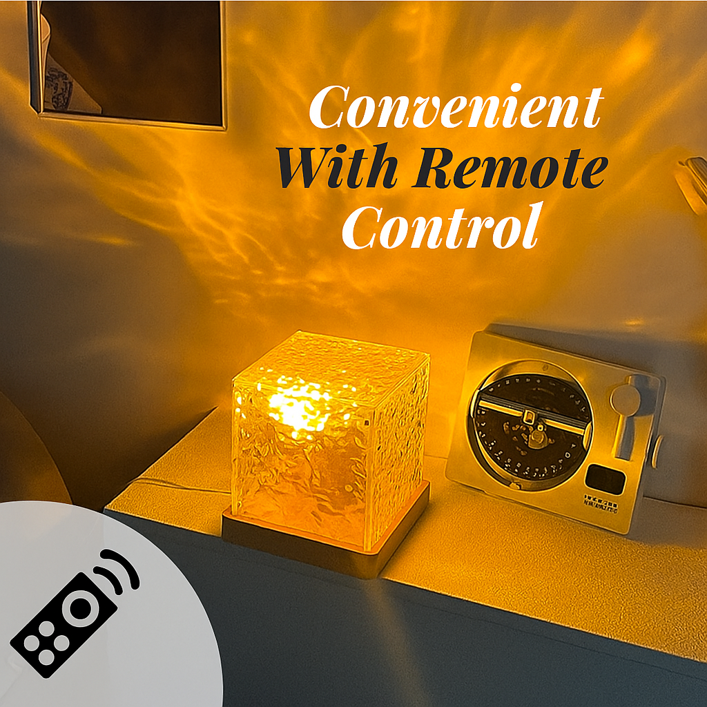 Roterande Vattenvågs-Lampa