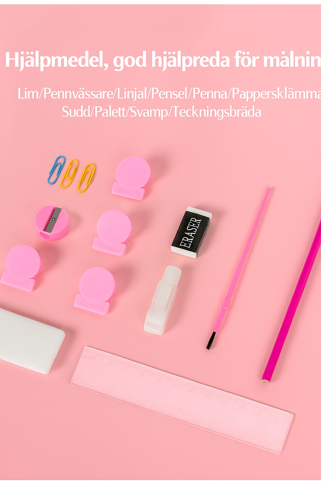 Komplett konstset för barn med 208 delar – kreativitet i varje penseldrag