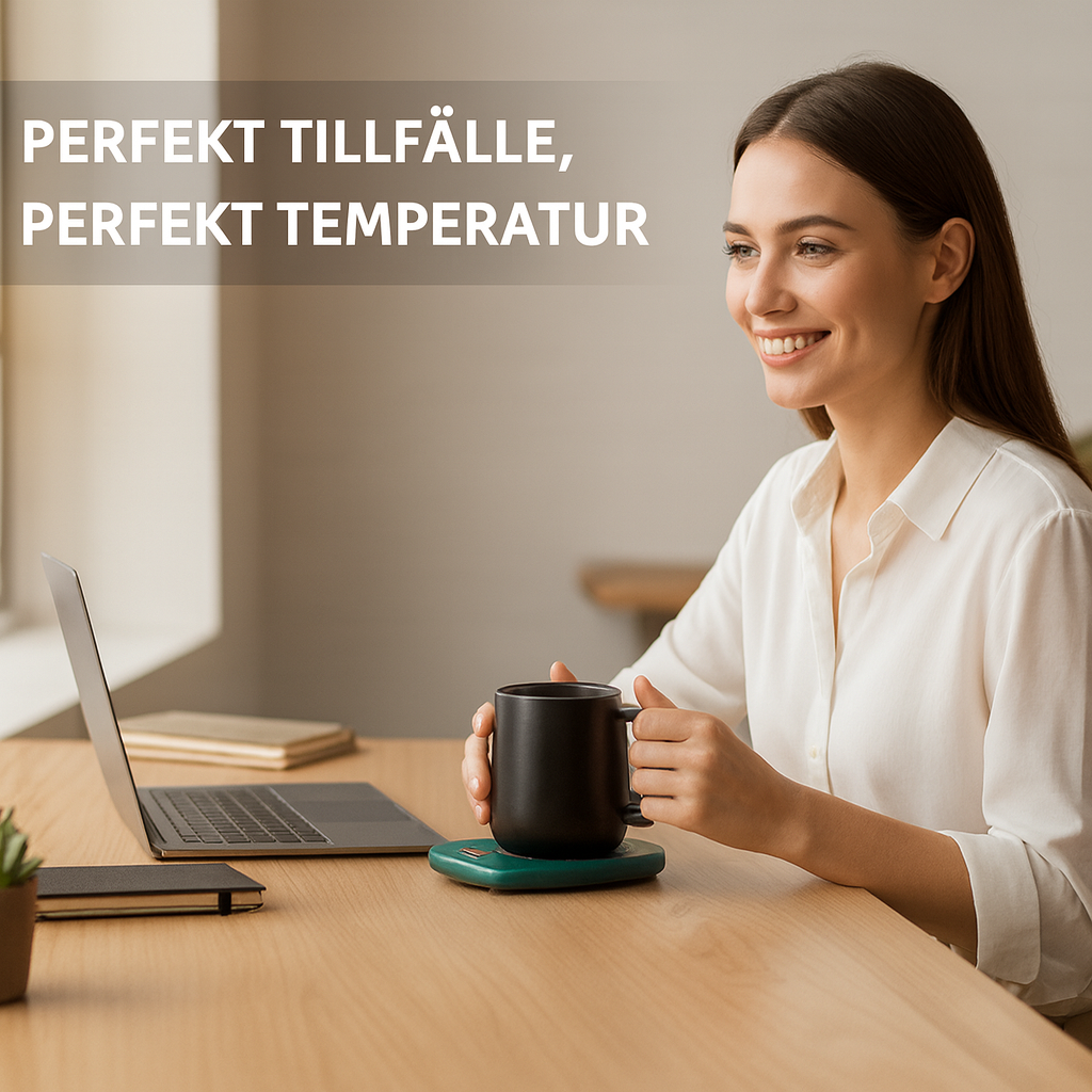 Smart Muggvärmare med Digital Display