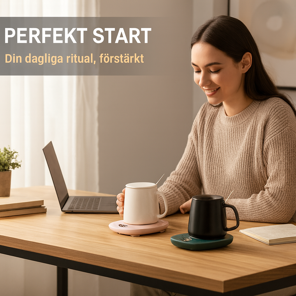 Smart Muggvärmare med Digital Display
