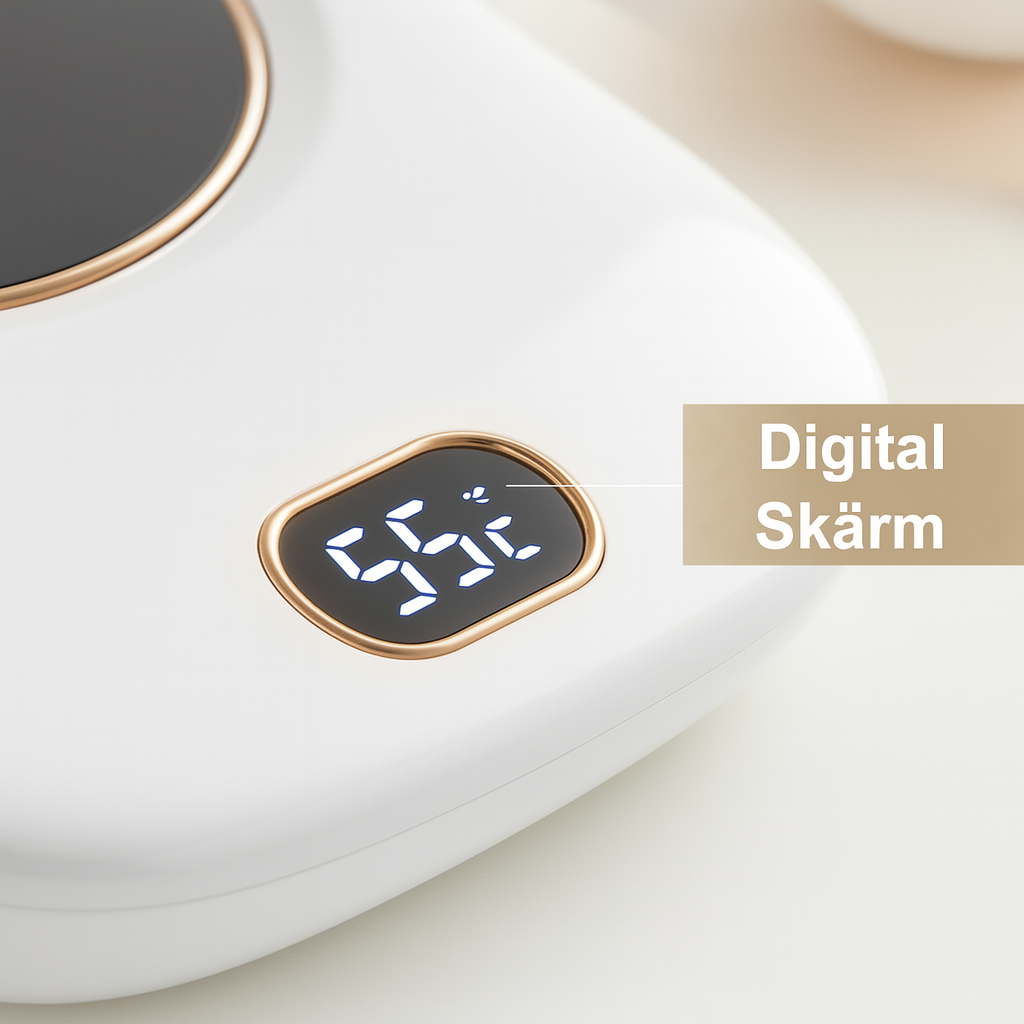 Smart Muggvärmare med Digital Display