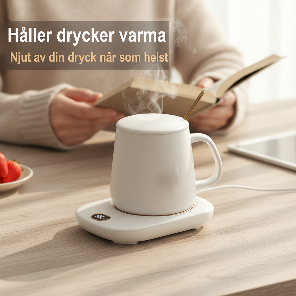 Smart Muggvärmare med Digital Display