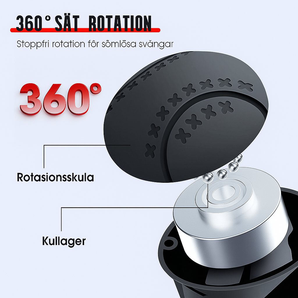 Rattknopp med Halkfritt Grepp