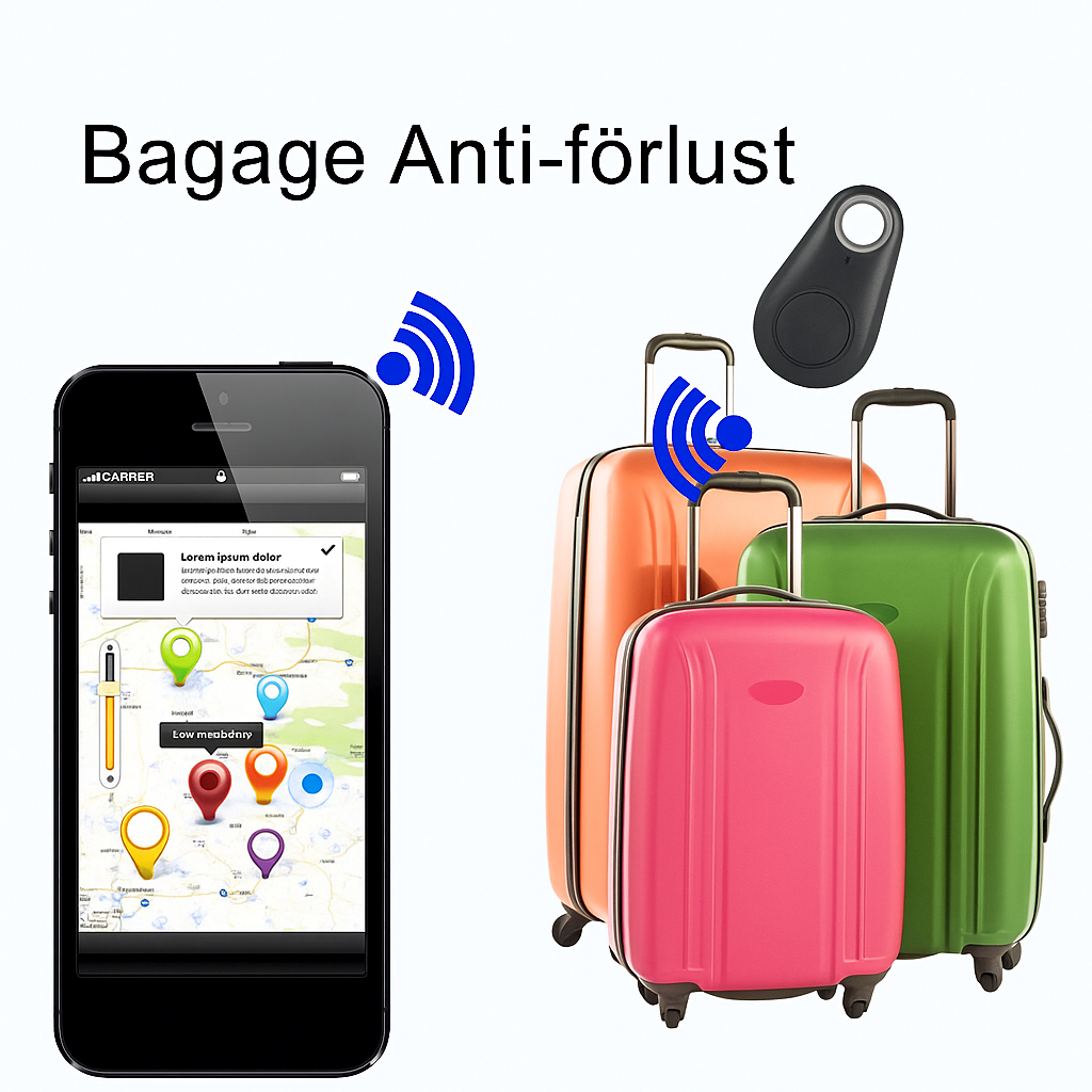 Smart Anti-Förlust Spårare med Tvåvägslarm