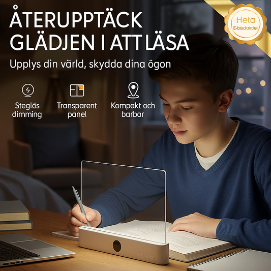 Ögonvänlig Läslampa med Timer