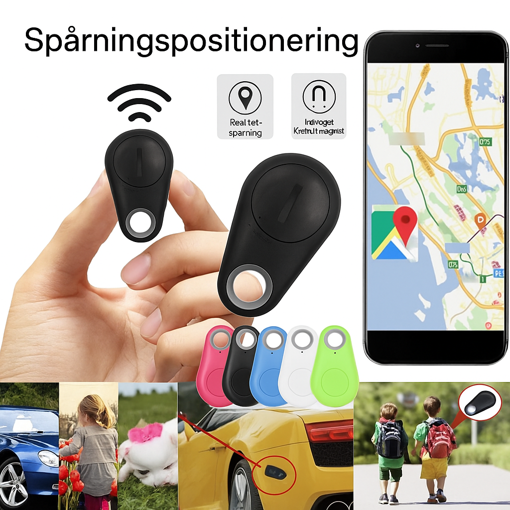 Smart Anti-Förlust Spårare med Tvåvägslarm