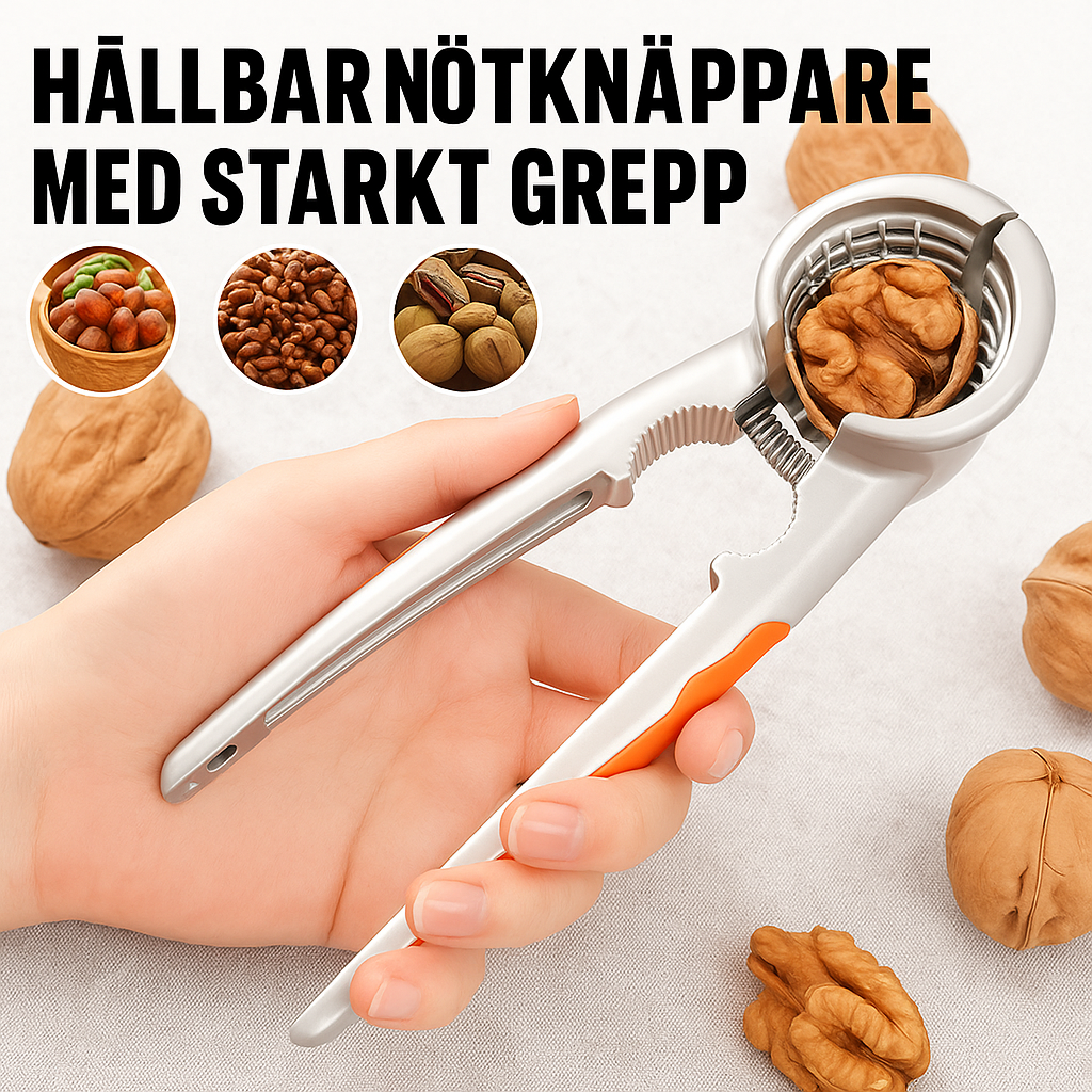 Kladdfri Nötknäppare med Trattdesign