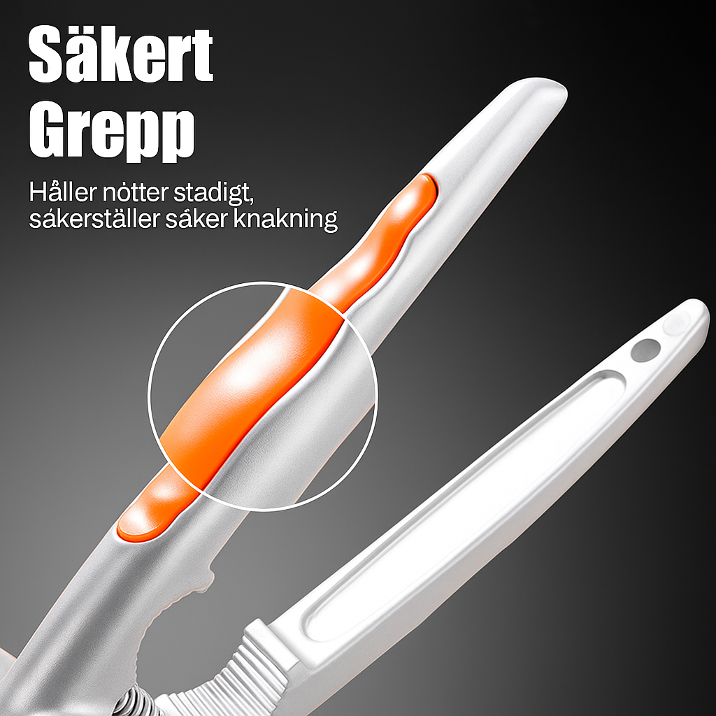 Kladdfri Nötknäppare med Trattdesign