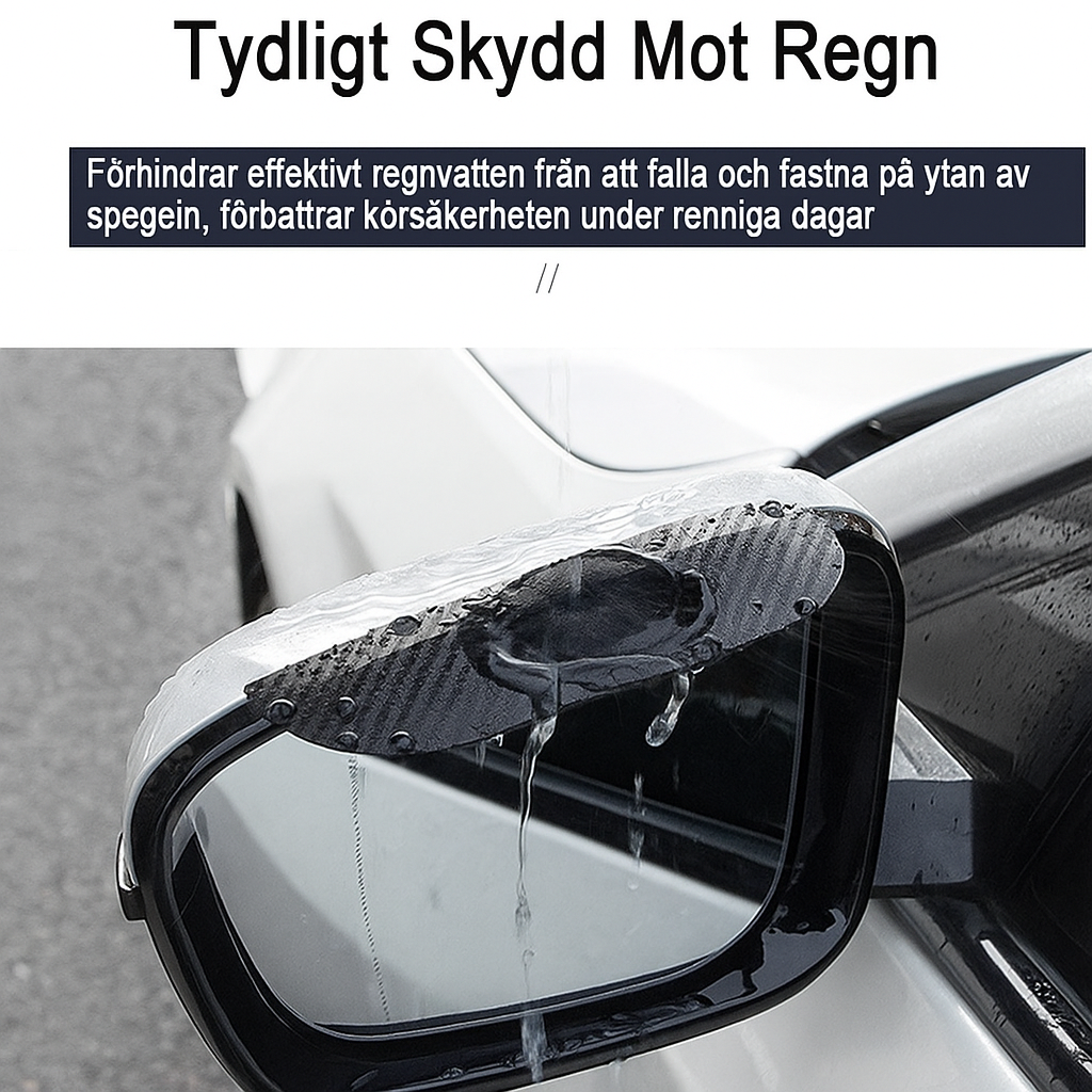 Regnskydd för Sidospeglar