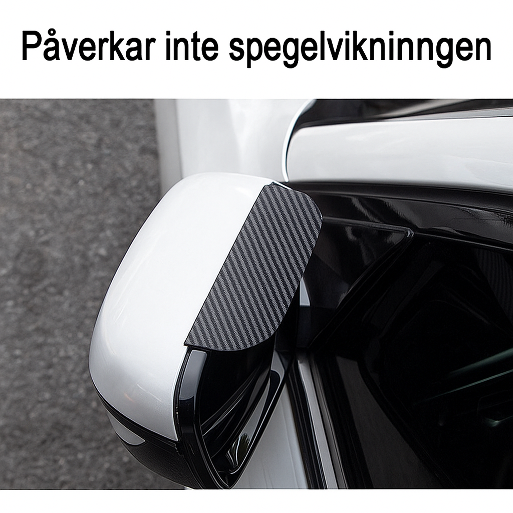 Regnskydd för Sidospeglar