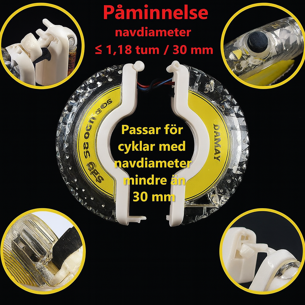 Uppladdningsbar RGB-Navlampa med Smart Sensor