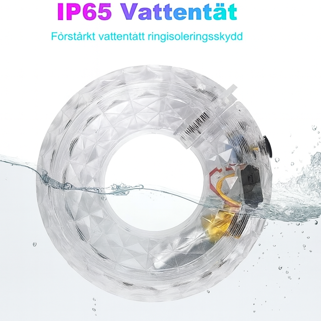 Uppladdningsbar RGB-Navlampa med Smart Sensor