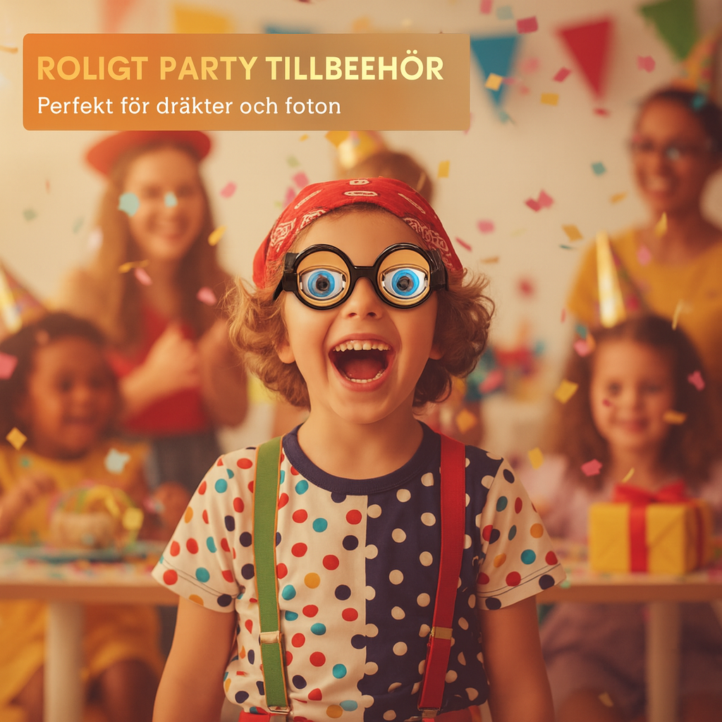 Roliga Partyglasögon med Blinkande Ögon
