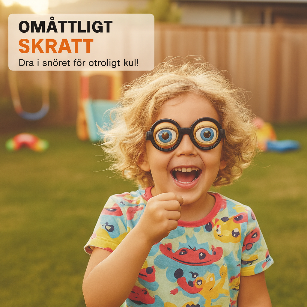 Roliga Partyglasögon med Blinkande Ögon