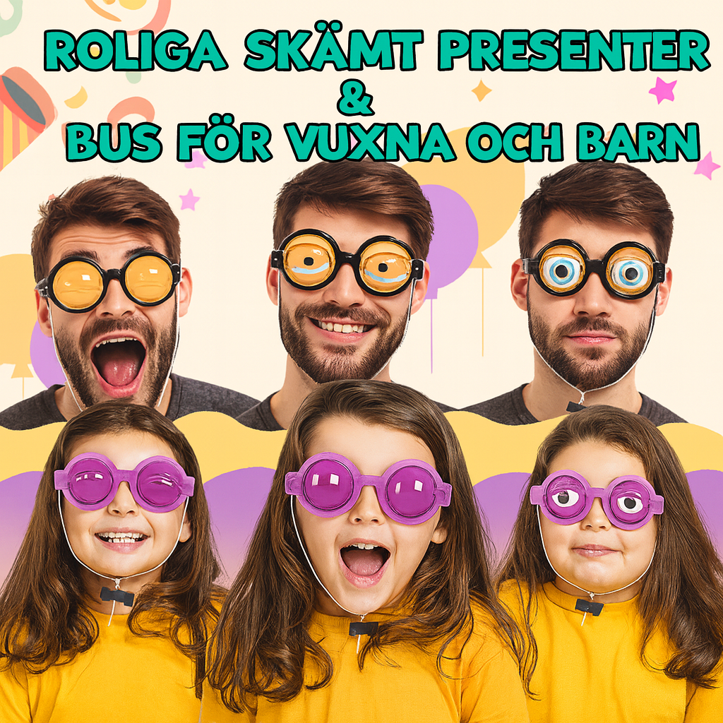 Roliga Partyglasögon med Blinkande Ögon