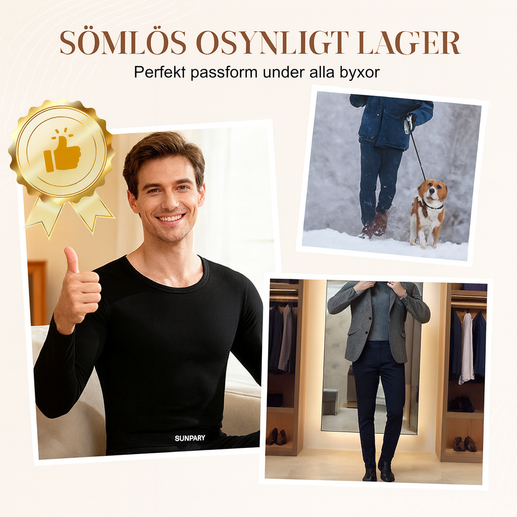 Sömlösa Termolångkalsonger i Mjuk Modal