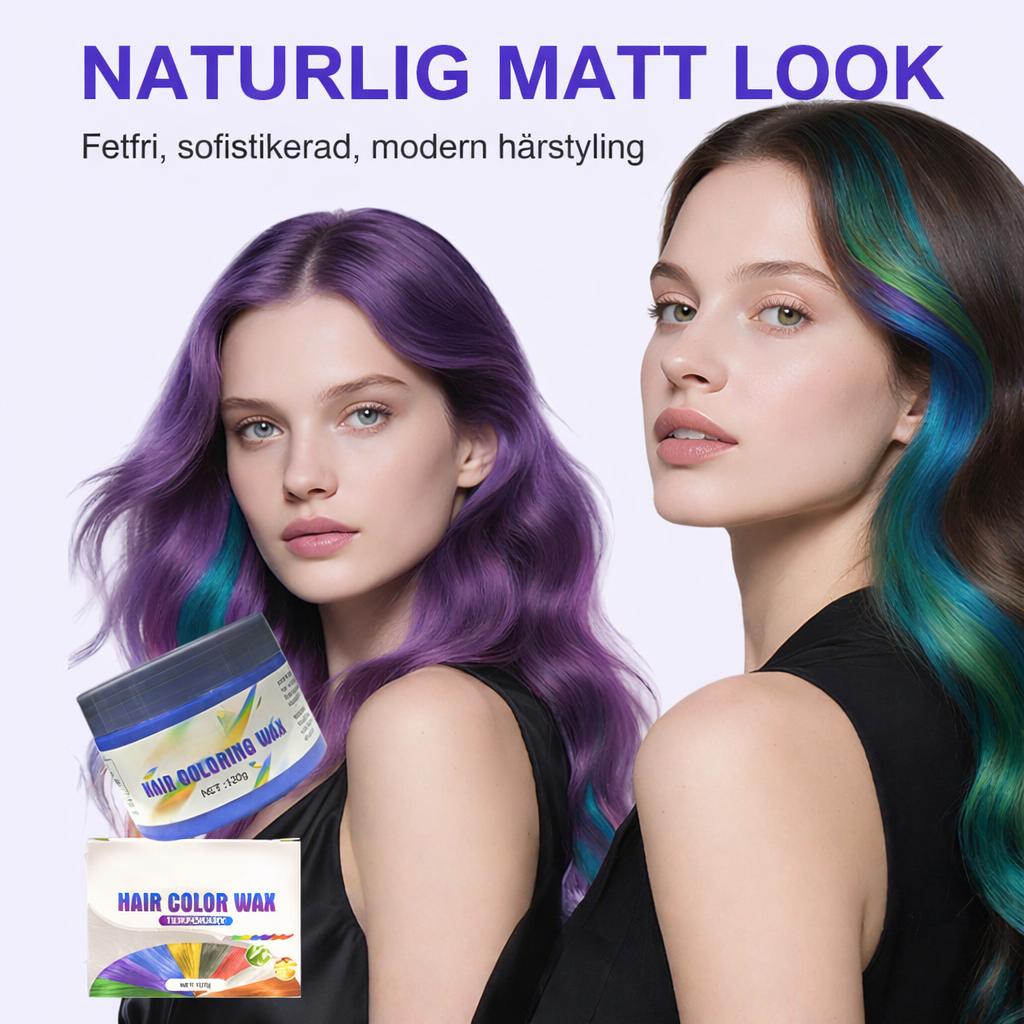 Tillfälligt Färgande Hårvax för Styling