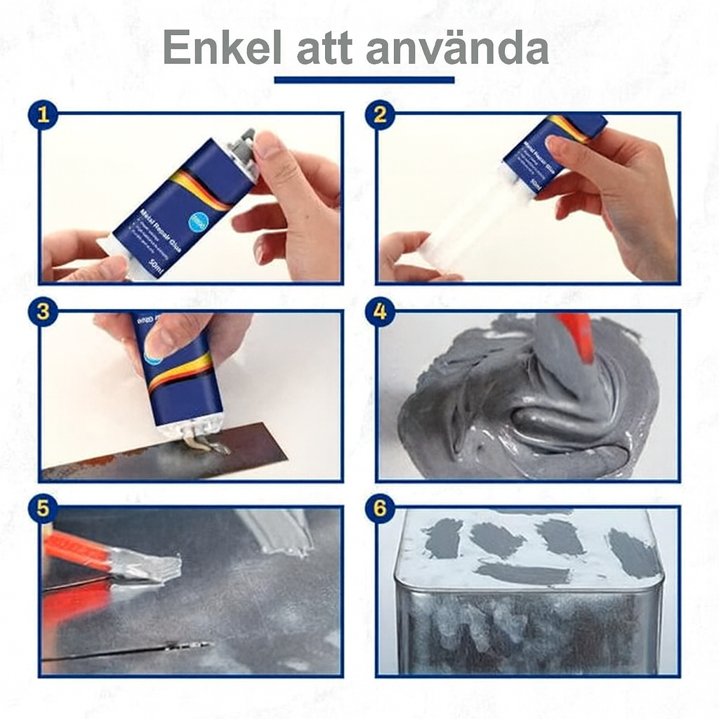 Flytande Metall – Extra Starkt Reparationslim