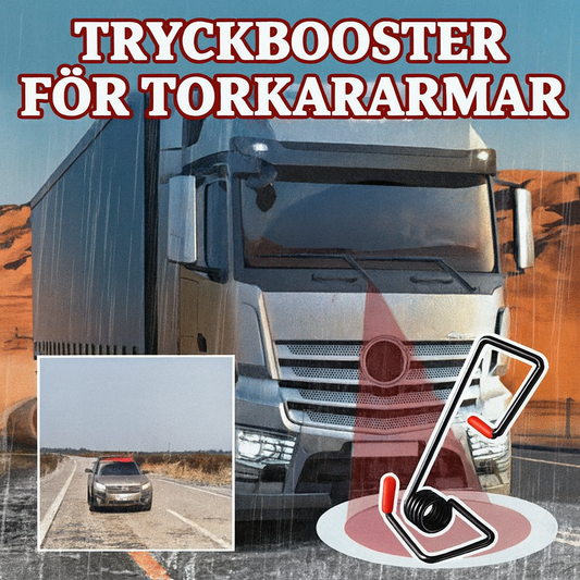 Vindrutetorkararm med Fjäderförstärkning