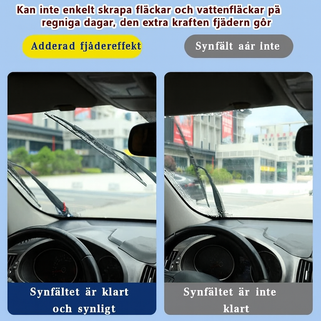 Vindrutetorkararm med Fjäderförstärkning