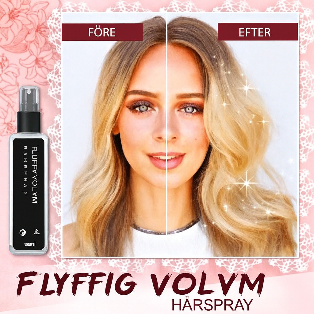 Fluffy Volymspray för Naturligt Tjockare Hår