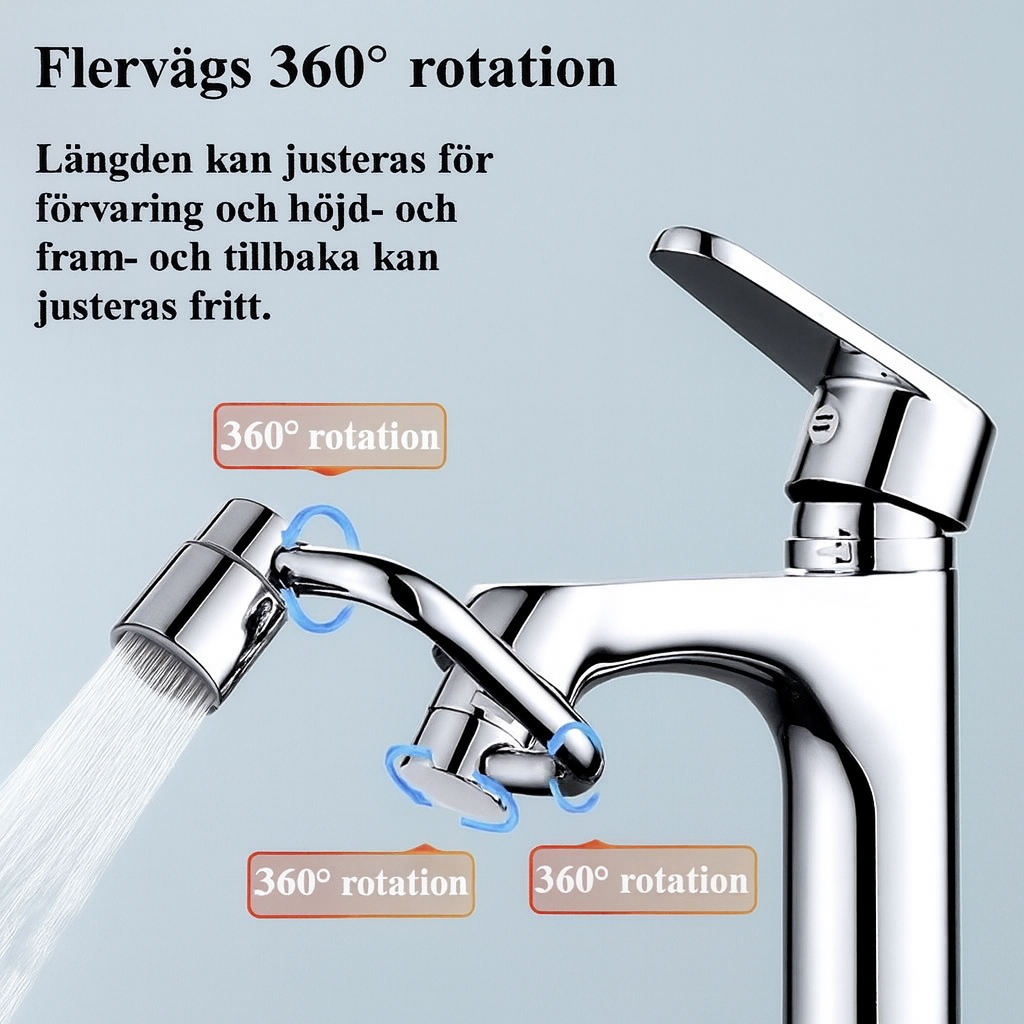 Roterbar 1080° Kranluftare