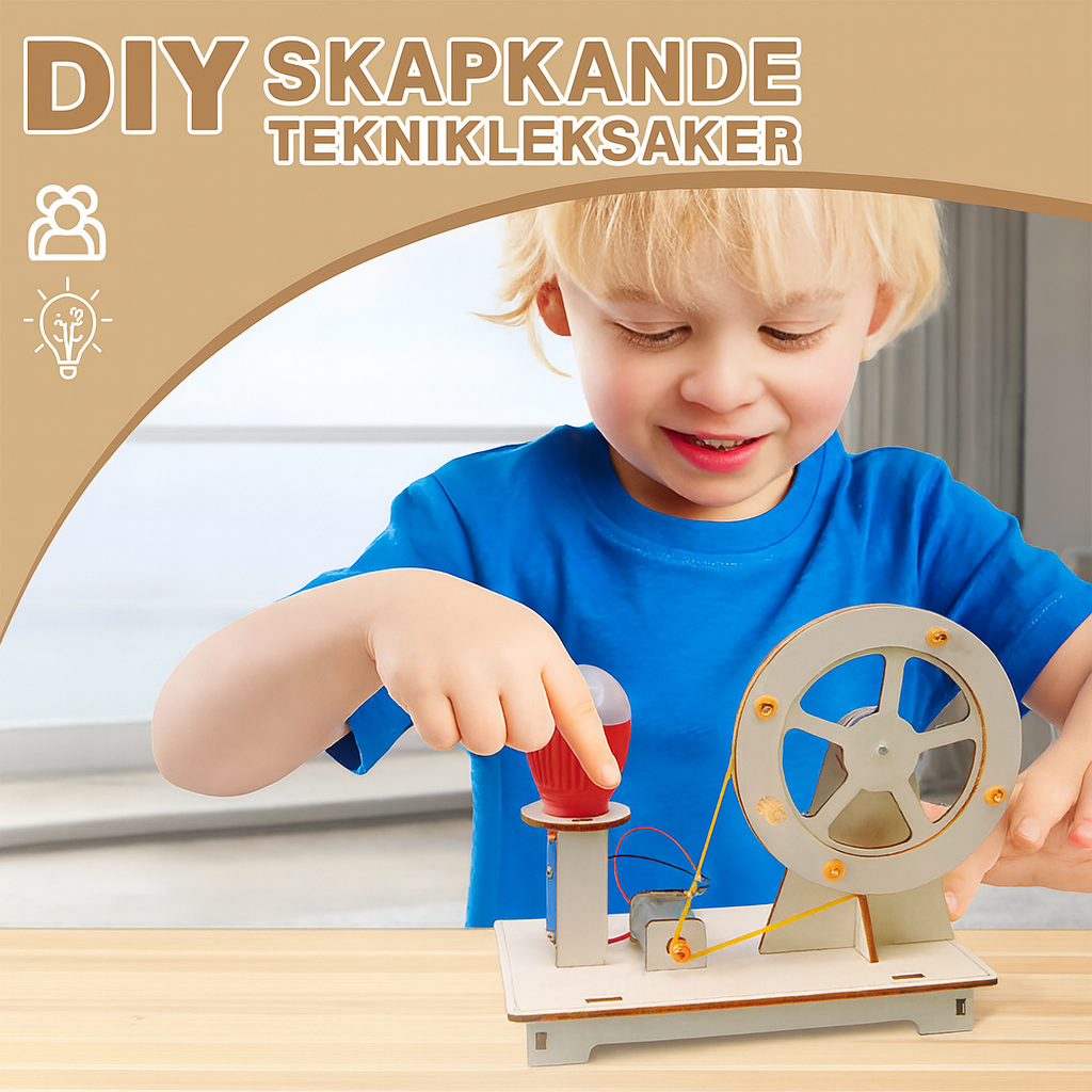 DIY STEM Byggsats för Barn – Kreativt Lärande & Lek