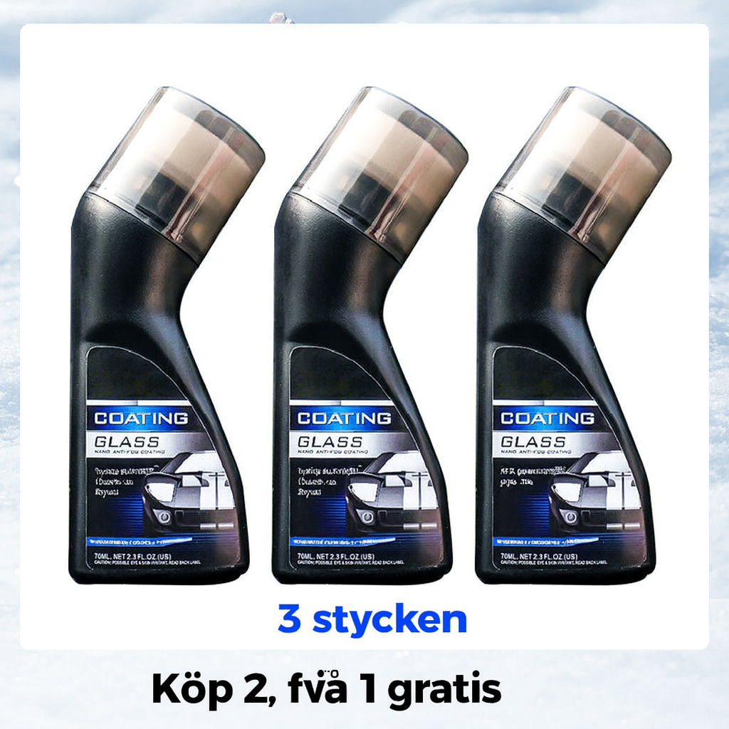 Anti-Dim Beläggning för Bilrutor, Speglar & Glasytor