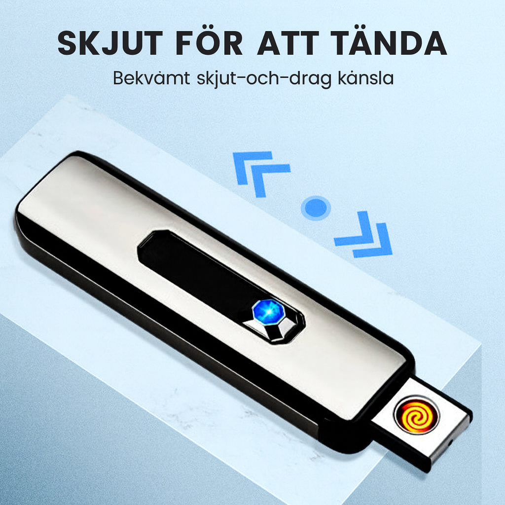 USB-Uppladdningsbar Lågfri Tändare