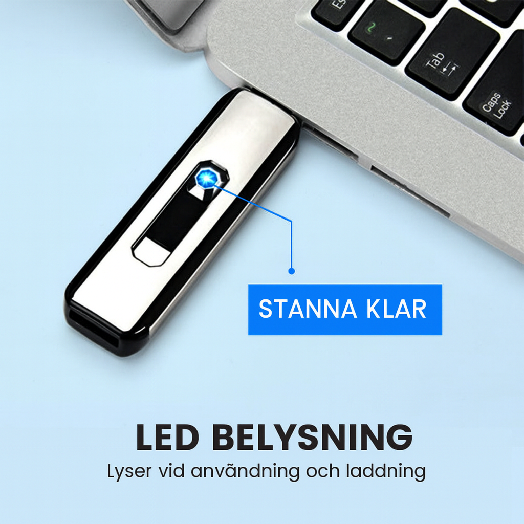 USB-Uppladdningsbar Lågfri Tändare