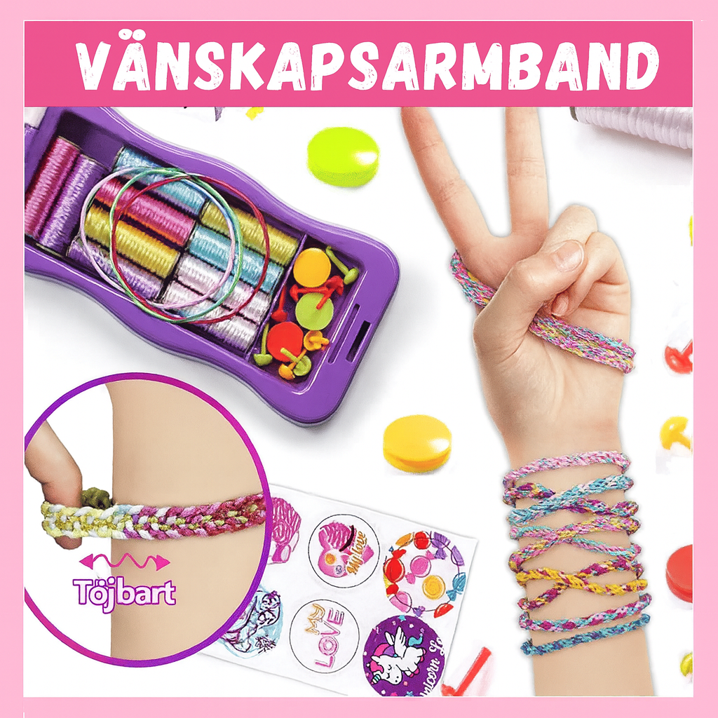 Handsnörstickningsset för Barn – Kreativ & Pedagogisk Lek