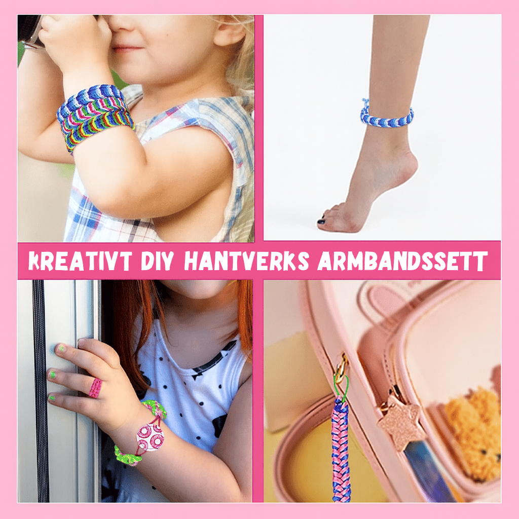 Handsnörstickningsset för Barn – Kreativ & Pedagogisk Lek