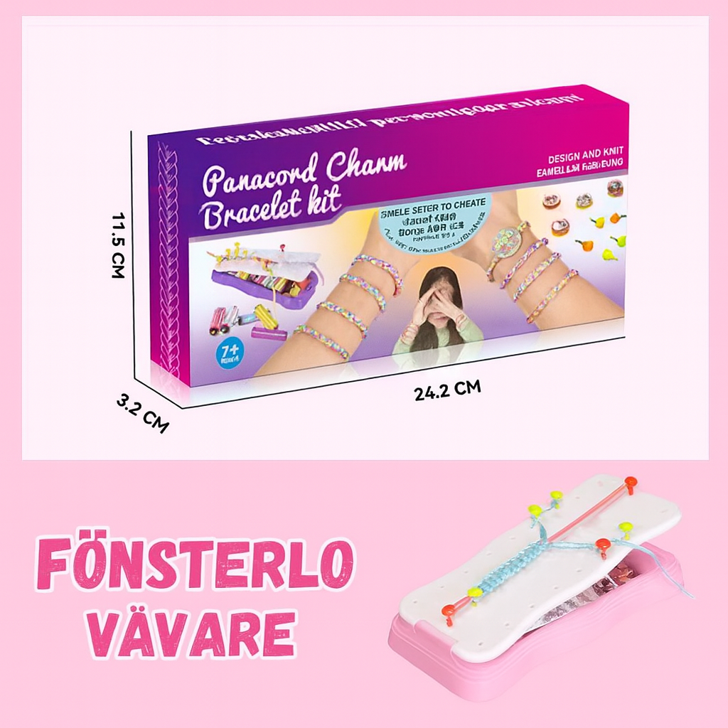 Handsnörstickningsset för Barn – Kreativ & Pedagogisk Lek