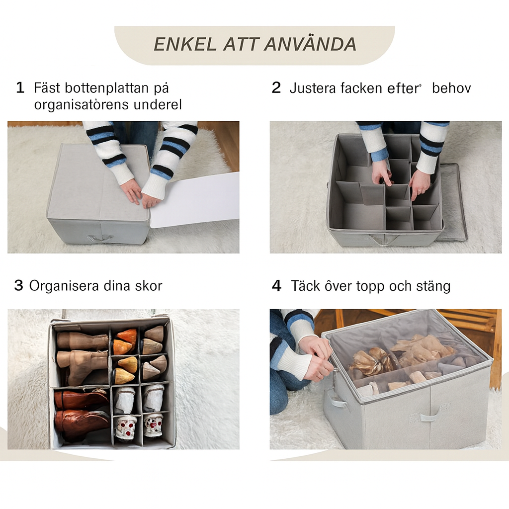 Hopfällbart Skoställ