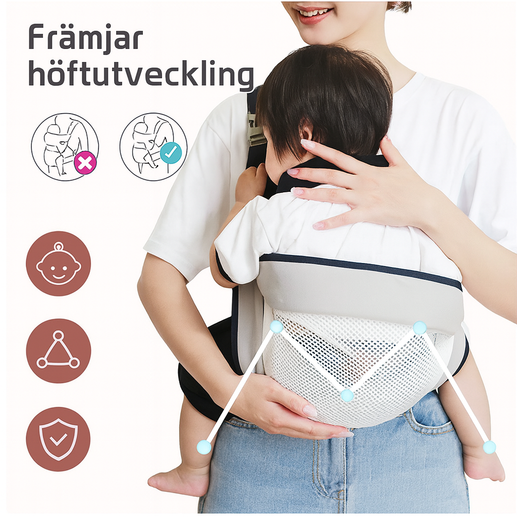 Ergonomisk Babysele med Justerbar Passform