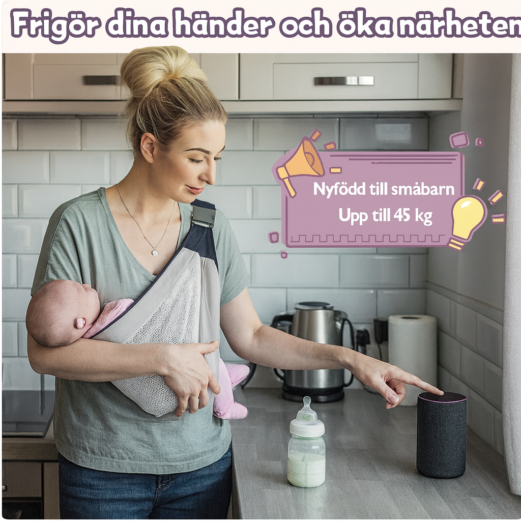 Ergonomisk Babysele med Justerbar Passform