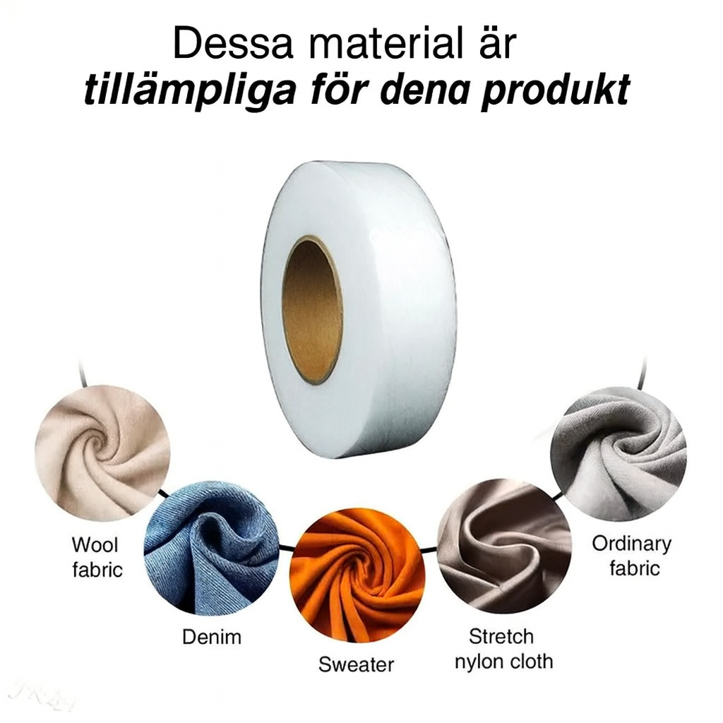 FabricTape – För Snabb Fållning & Lagning utan Sömnad